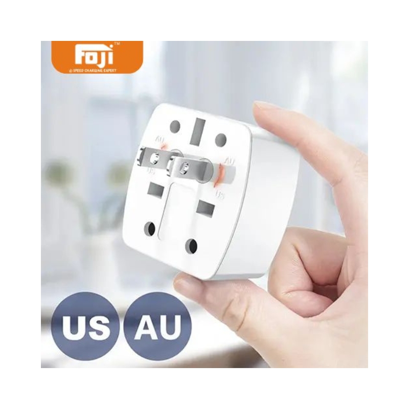 FOJI Z4 Universal Travel Adapter – All-in-One International Plug