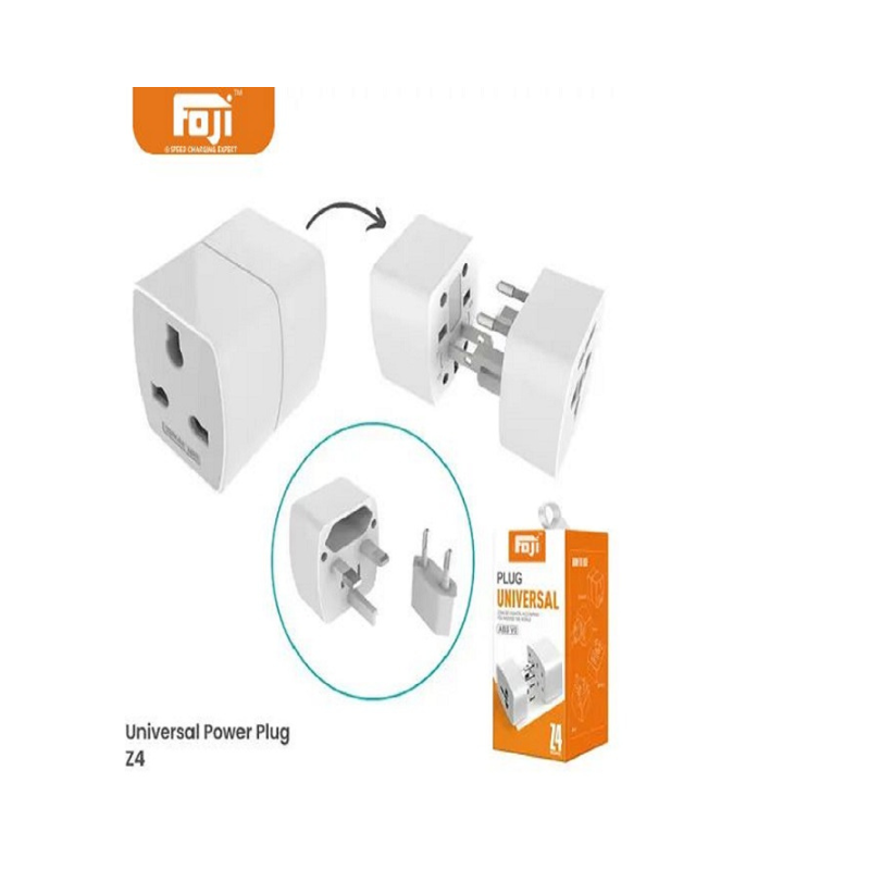 FOJI Z4 Universal Travel Adapter – All-in-One International Plug