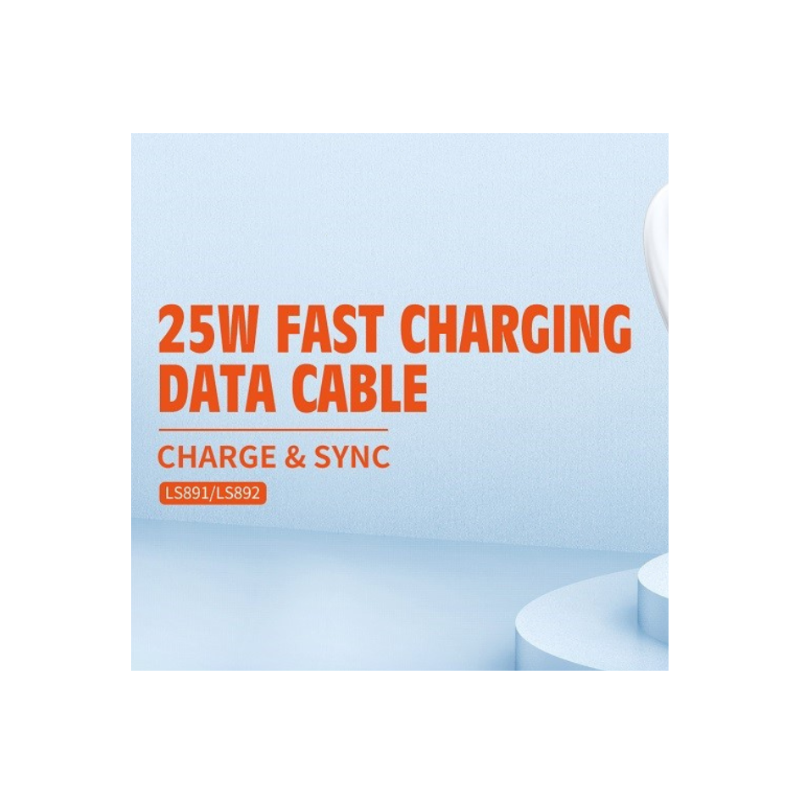 Foji 25W Fast Charging Cable – USB-C, Micro USB & Lightning Variants (1000mm)